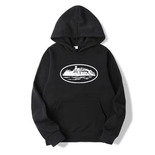 Casual Hooded Long Sleeve Loose Pullover Sweatshirt