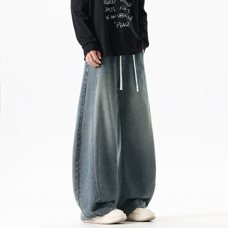 High Street Design Wide Leg Jeans for Men