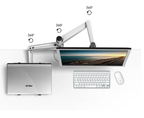 Monitor stand arm, laptop stand, double section arm, desktop computer display screen, aluminum alloy dual screen office